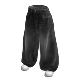 Vintage Baggy Skater Pants (Grey)