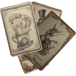 vintage cards mouth cover