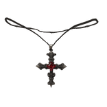 vintage cross necklace