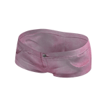 Vintage Denim Mini Shorts in Baby Pink