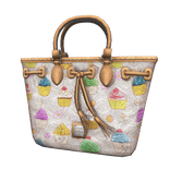 Vintage Designer Tote Bag | Beige