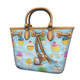 Vintage Designer Tote Bag | Blue