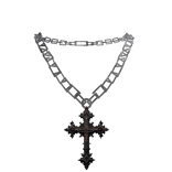 Vintage Gothic Dark Cross Necklace 3.0