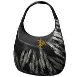 Vintage Handheld Apocalyptic Grunge Black Bag R6