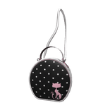 Vintage Hat Box Bag | Pink & White