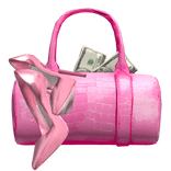 Vintage High Fashion Heels Purse Money Baby Pink