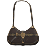 Vintage Leather Buckle Purse