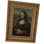 Vintage Mona Lisa Artwork