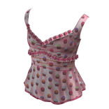 Vintage Pastel Cami Top | Light Pink