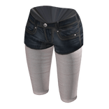 Vintage Pastel Legging Shorts | Beige