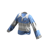 💜 Vintage Rugby Polo Shirt_Sky blue