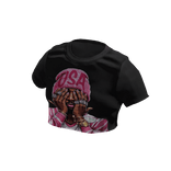 Vintage Style Cropped T-Shirt