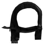 Vintage Wrapped Scarf (Black)