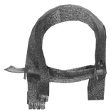 Vintage Wrapped Scarf (White)