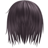 Violet Japanese vkei unkept emo hairstyle