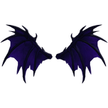 Violet Purple Dragon Wings 