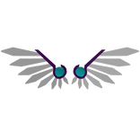 Violet Valkyrie Wings
