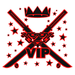 VIP Cartoony Red Chain Necklace King Combo