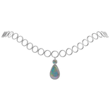 Vis-à-vis Dainty Opal Necklace (R6)