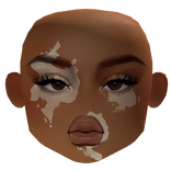 Vitiligo Model Natural Makeup Brown Skintone