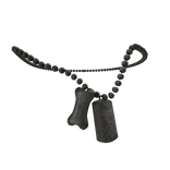 viv dog tag necklace