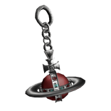 Vivienne Westwoods Emo Vkei Red Orb Keychain