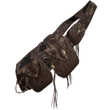 Vkei Esoteric Archival Brown Leather Belt Bags v3