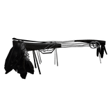 vkei feathered pins nd threads waist string