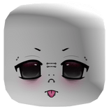 vkei pierced moe tired face in white 