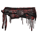 Red Paisley Vkei Studded Wrap