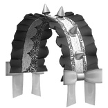 vkei visual kei emo spiked headdress white