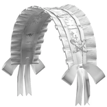 vkei visual kei gothic ruffled graphic headdress