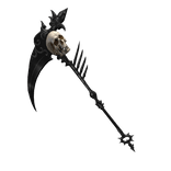 Void Reaper Gothic Scythe – Shadow Black