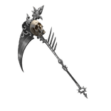 Void Reaper Gothic Scythe – Silver Soul