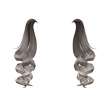 Voluminous  Culy Pigtails in Ash Blonde