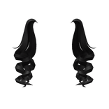 Voluminous  Culy Pigtails in Black