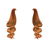 Voluminous  Culy Pigtails in Ginger