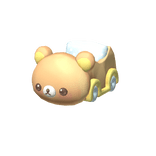 Vroom! Cutesy Brown Bear Kawaii Car