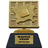 Waffle Awards 2025 Winner's Trophy