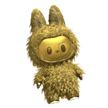 [WAIST] 24K Gold Labubu Keychain