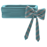 Waist Ribbon with Blue & White Bow