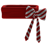 Waist Ribbon with Red & White Bow