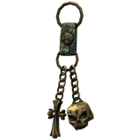 waist skull green gold