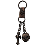 waist skull orange animal