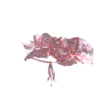 Waist-tied Decorative Ruffle in Pink Funhouse 