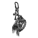 wallet white paisley