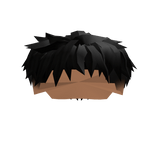 Warrior Cut Messy Black Mid Taper Fade