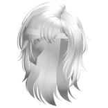 Warrior Wolfcut With Bandana (White)