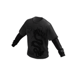 Washed Japanese Dragon Graphic Shirt
