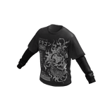 Washed Japanese Skull Graphic Shirt